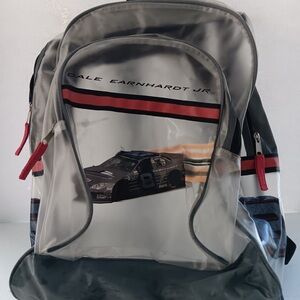 Nascar Dale Earnhardt Jr. And His #8 Race Car Transparent Security Backpack